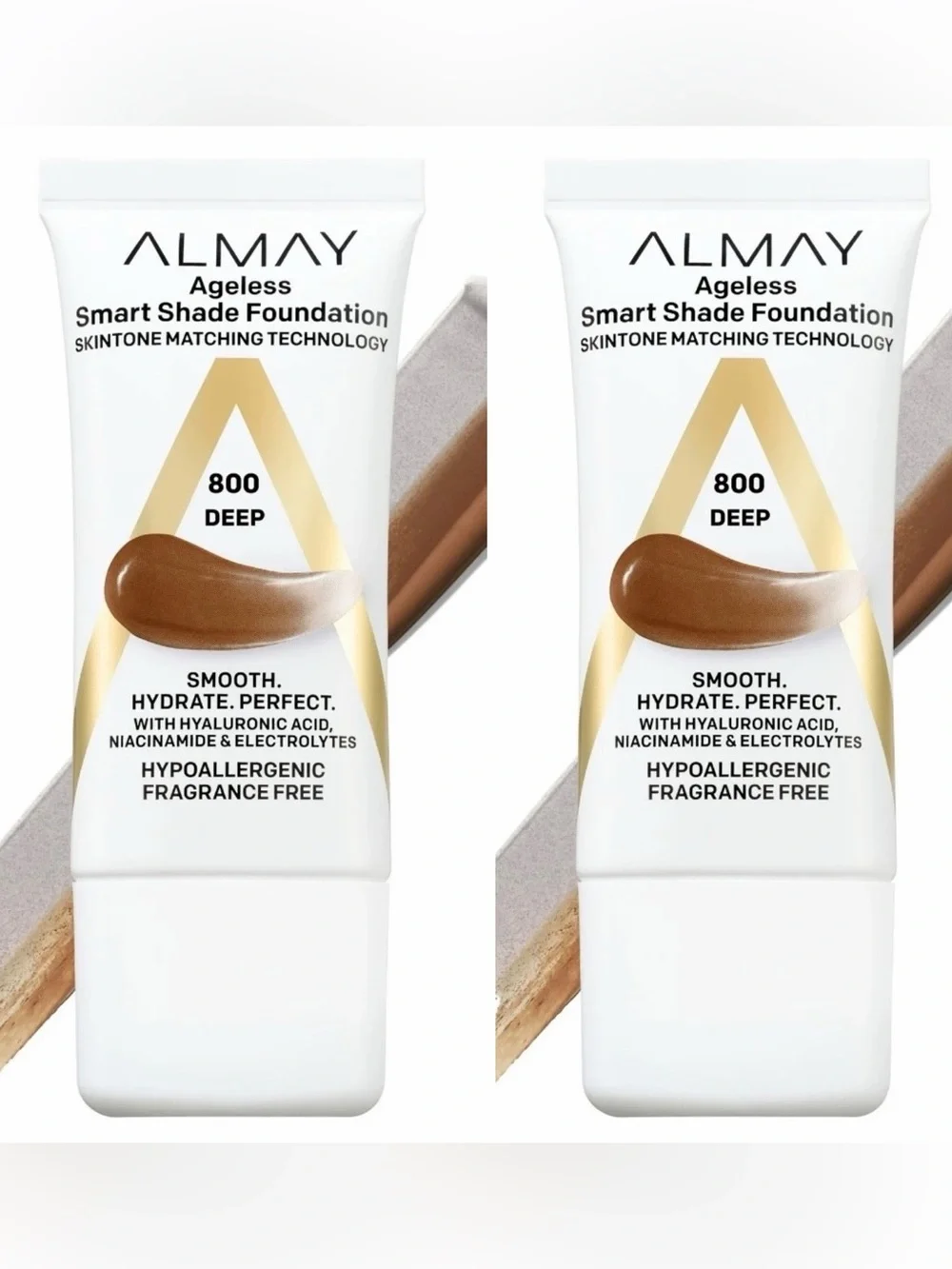 {Set of 2} ALMAY Ageless Smart Shade Liquid Foundation, 800 Deep ~ New